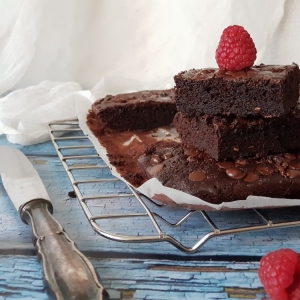 Malina brownies